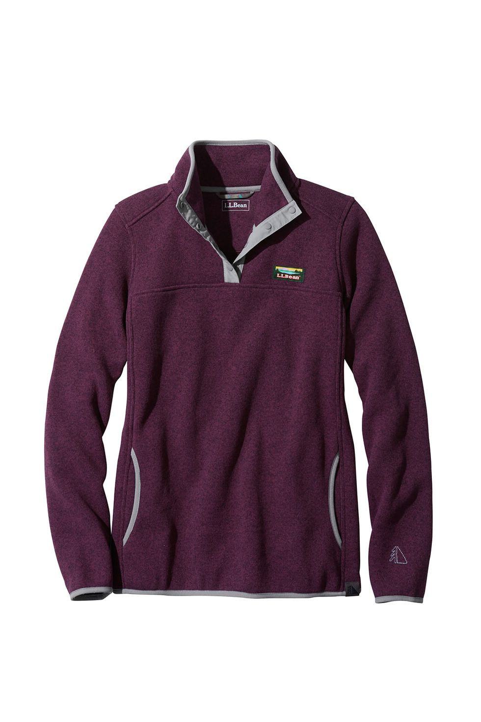 Women's Soft-Brushed Fitness Fleece Pullover, Quarter-Zip at L.L. Bean