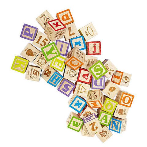 imaginarium wooden alphabet blocks 40 piece set
