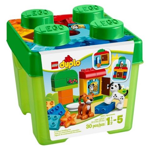 lego duplo my first lego all-in-one gift set green box