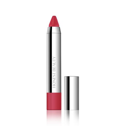 Honest Beauty Truly Kissable Lip Crayon – Demi-Matte in Strawberry Kiss
