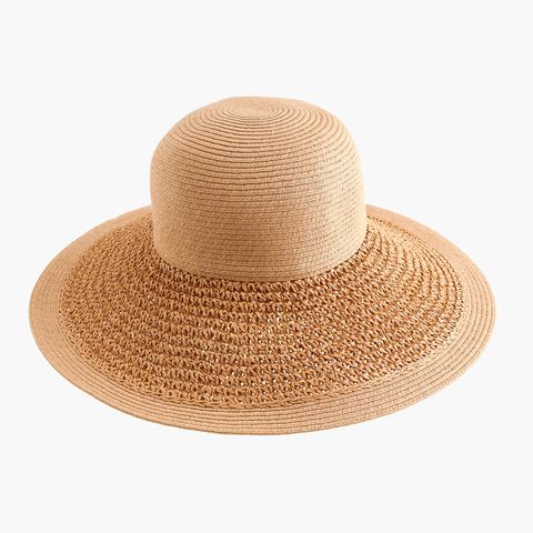 j. crew textured straw summer hat