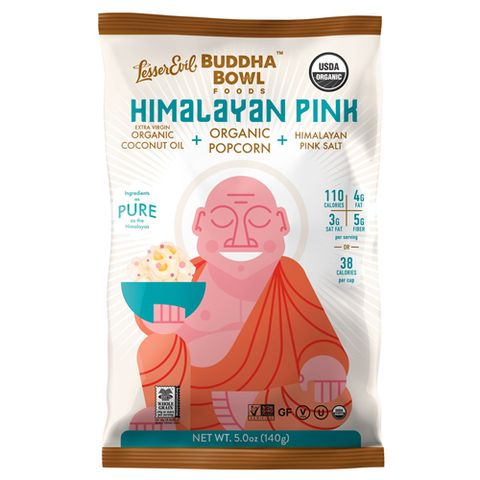 Lesser Evil Buddha Bowl Himalayan Pink Organic Popcorn