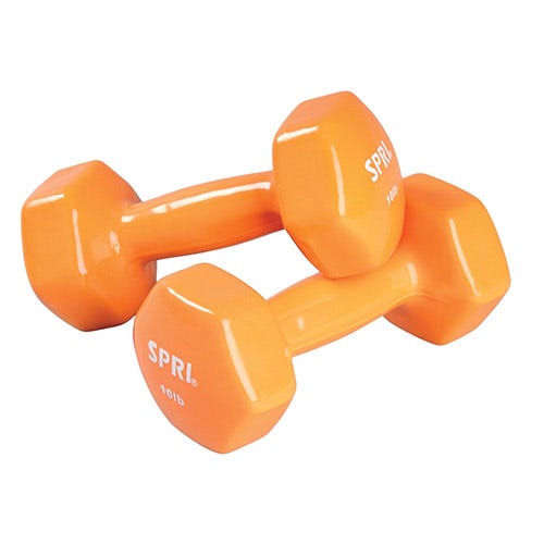 SPRI Deluxe Vinyl Dumbbells