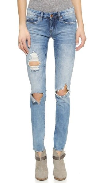 blank nyc distressed skinny jeans