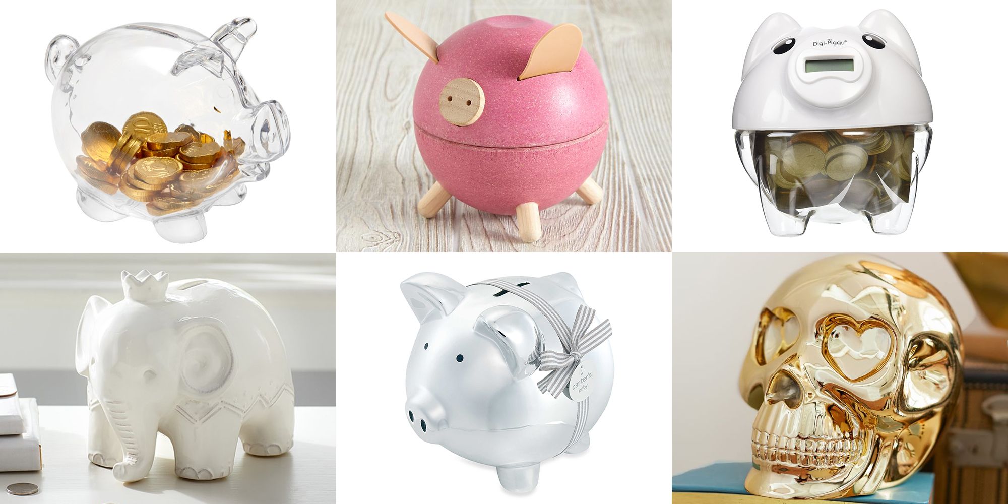 piggy banks you have to break to get money out