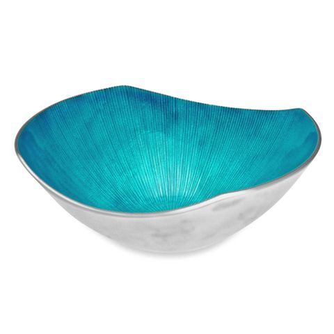 turquoise salad bowl