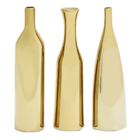 allmodern Woodland Imports 3-Piece Huangpu Attractive Ceramic Vase Set
