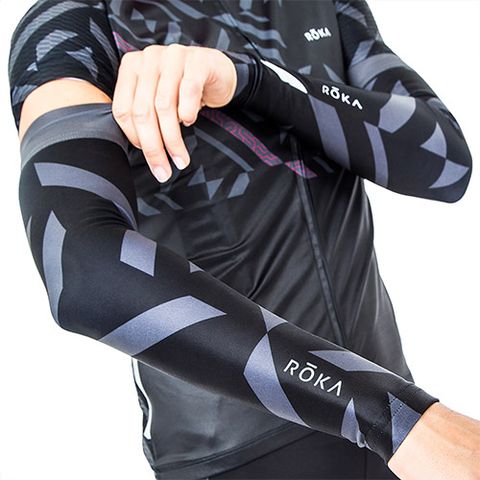 <p><strong><em>$35, </em></strong><a href="http://www.rokasports.com/collections/cycling-for-women/products/thermal-arm-warmers-black-dark-slate" target="_blank"><strong><em>rokasports.com</em></strong></a></p><p>Throw on these sleeves to keep your arms warm while you start your ride. Though you might choose to keep them on throughout the journey, they're easy to slip off and stash once you warm up. </p>