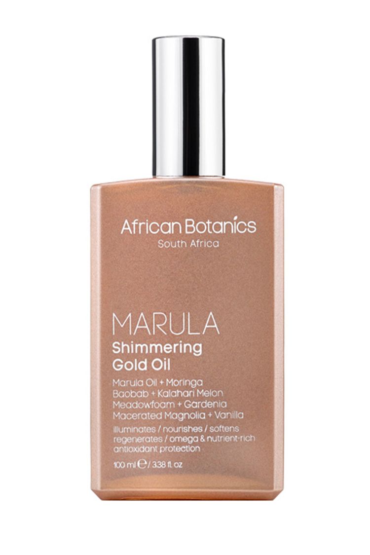 African Botanics Marula Shimmering Gold Oil