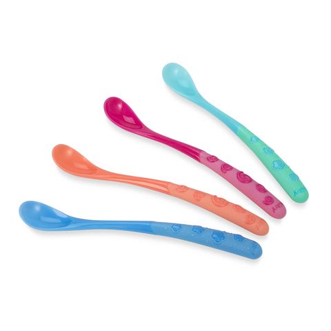 nuby long handle spoons set of 4