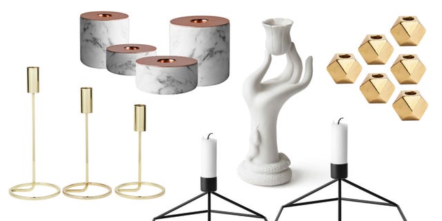 13 Stylish Taper Candle Holders in 2018 - Best Decorative Tall Candle ...