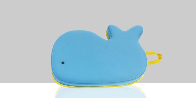 Skip Hop Non-Slip Baby Bath Mat, Moby, Blue