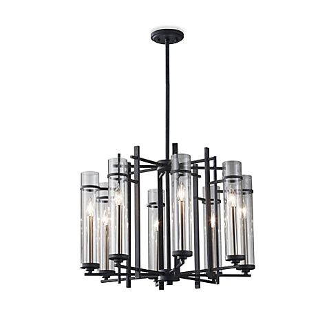 bedbathbeyond feiss ethan wrought iron chandelier