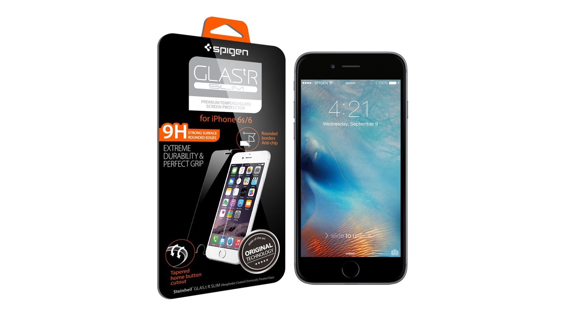 2 Stück Blasenfreie Schutzfolie Anti-Kratzer Displayschutzfolie smartect Schutzglas kompatibel mit Apple iPhone 6 / 6s - Tempered Glass mit 9H Härte 