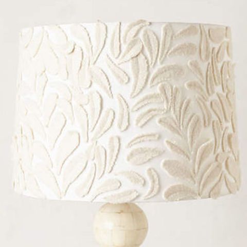 textured lampshade