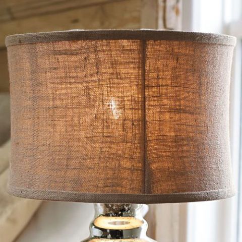 extra large burlap lamp shade