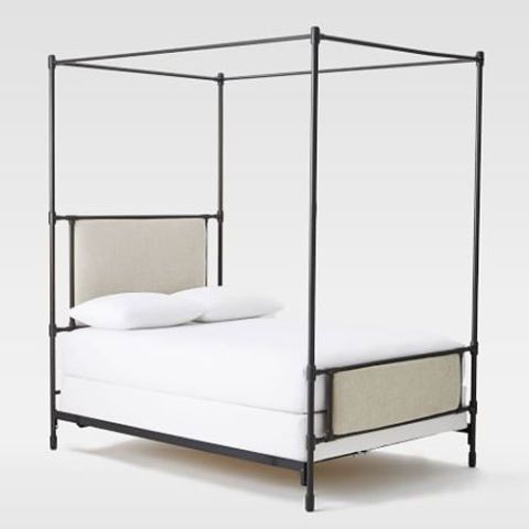 West elm deals four poster bed