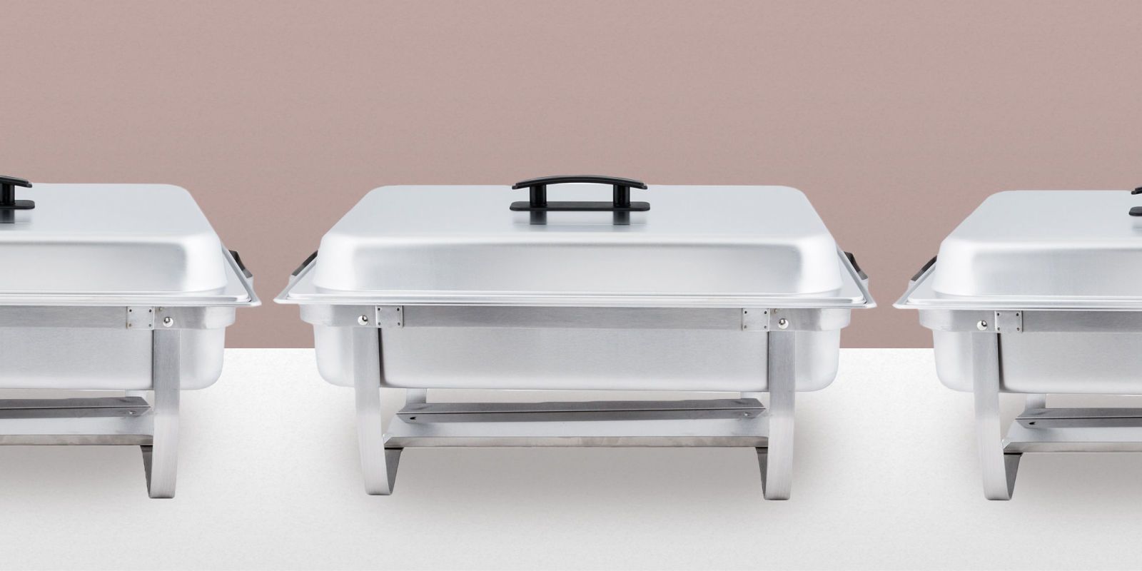 metal buffet server