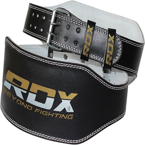 RDX Leather 6-Inch Weight Lifting Belt