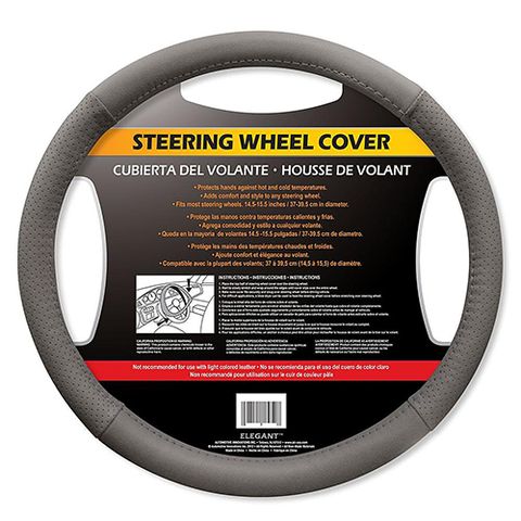 Elegant USA Genuine Leather Steering Wheel Cover