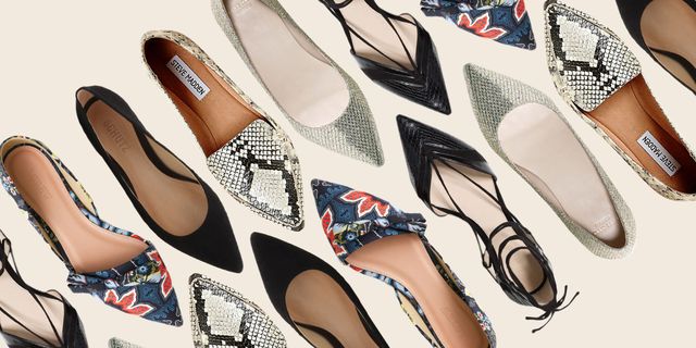 11 Best Pointed Toe Flats for Fall 2018 - Womens Pointed Toe Ballet Flats