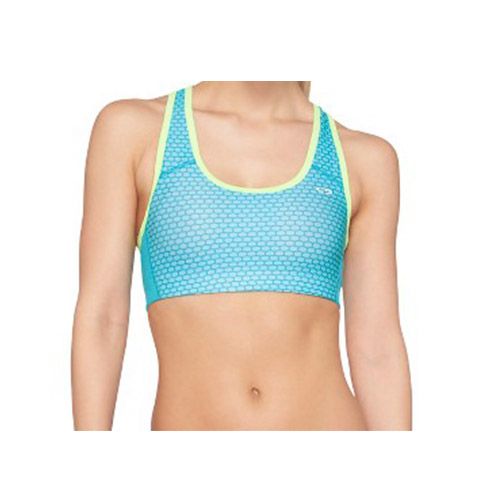 Details about / Nikibiki Sports Navy /& Neon Lime Electro X-Back Sports Bra NEW