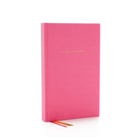 kate spade new york eat cake for breakfast lined journal pink
