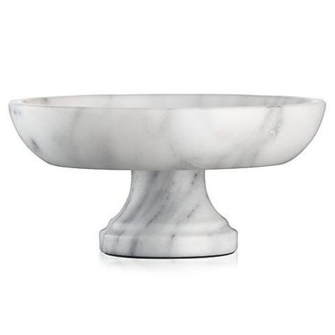 crate barrel french kitchen marble fruit bowl