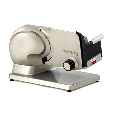 <p><strong><em>from $150, <a href="http://www.amazon.com/Chefs-Choice-Premium-Electric-Slicer/dp/B0058VCYWS/ref=sr_1_4?s=kitchen&ie=UTF8&qid=1456329139&sr=1-4&keywords=food+slicer  " target="_blank">amazon.com</a></em></strong></p><p><strong>Best for Seriously Thin Slices </strong></p><p>Equipped with a 7-inch razor-sharp, stainless steel blade, this food 
slicer is ready to seamlessly slice meats to deli-thin standards, ideal 
for sandwiches and easy storage.. Plus, this slicer's parts (including the blade, food carriage, and food deflector) easily remove making for hassle-free cleanup.<span class="a-list-item"></span><strong></strong></p>