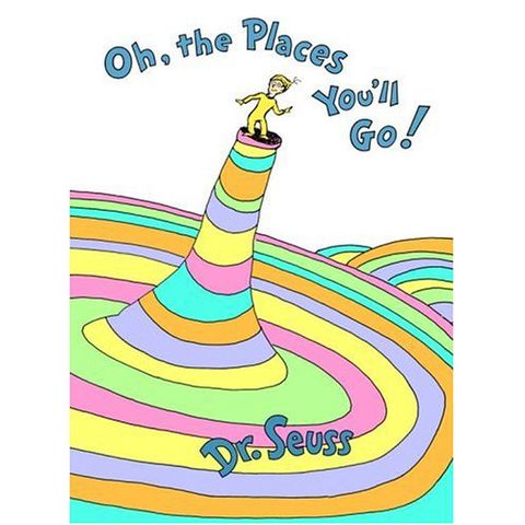 dr. seuss oh the places you'll go book