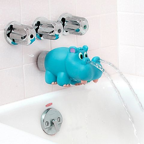 nuby hippo water spout guard blue