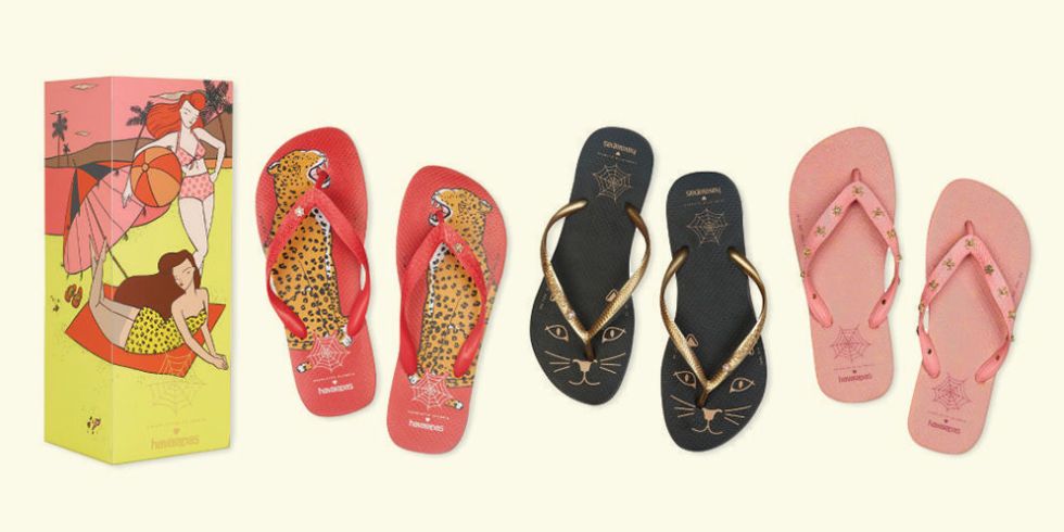 charlotte olympia flip flops