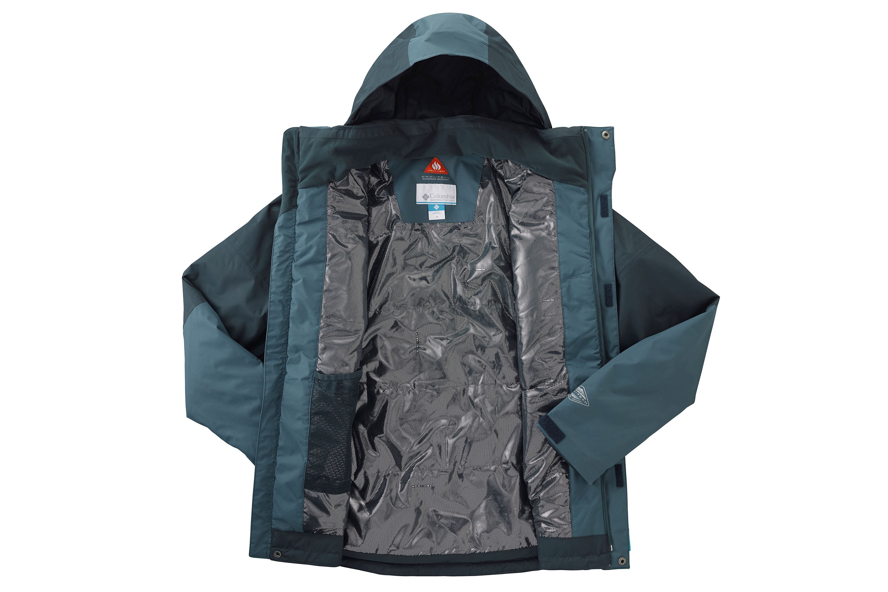 Columbia heat shop reflective jacket