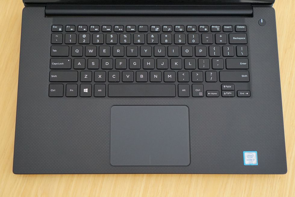 Dell XPS 15 keyboard