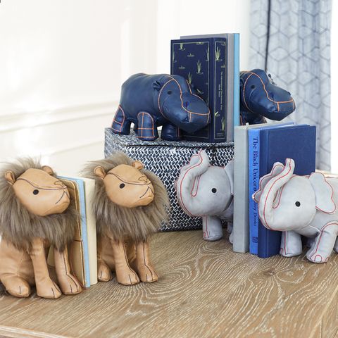 Monique Lhuillier for Pottery Barn Kids Leather Animal Bookends