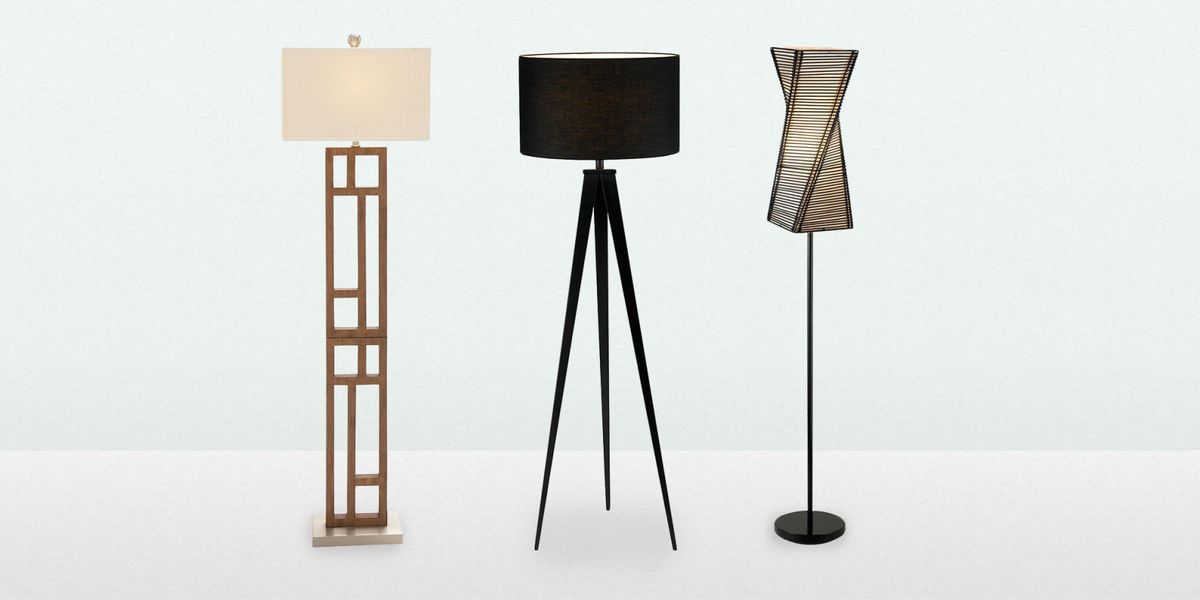Modern Floor Lamps, Paper Shade Floor Lamp Room Essentials