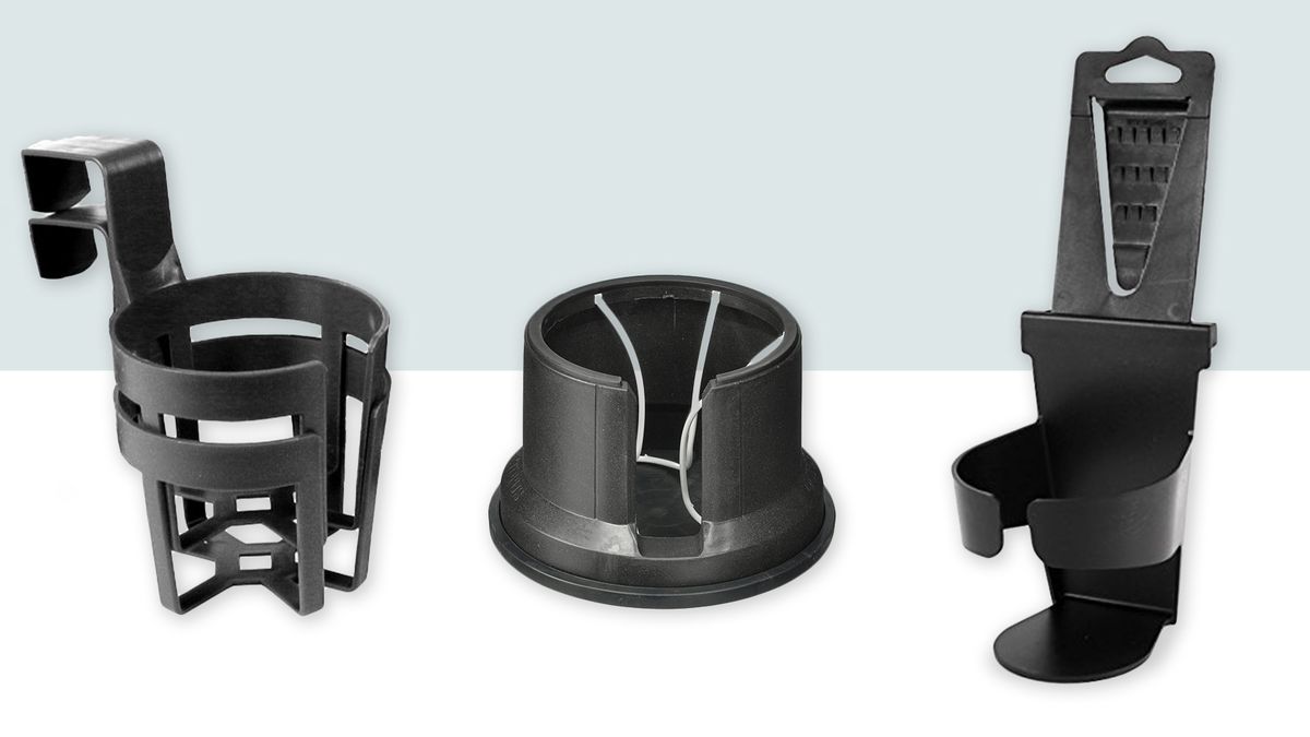 Custom Accessories Black Seat Wedge Cup Holder