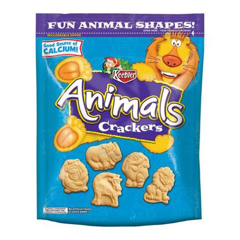 keebler animals crackers blue pouch