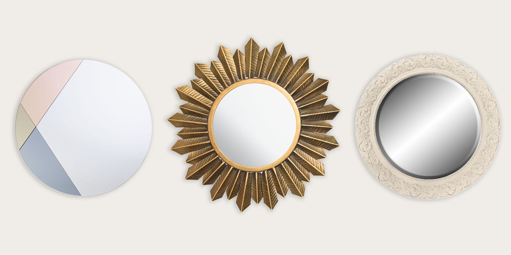 10 Best Decorative Round Mirrors 2018 Wall