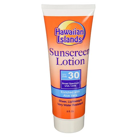 orange white sunscreen flask