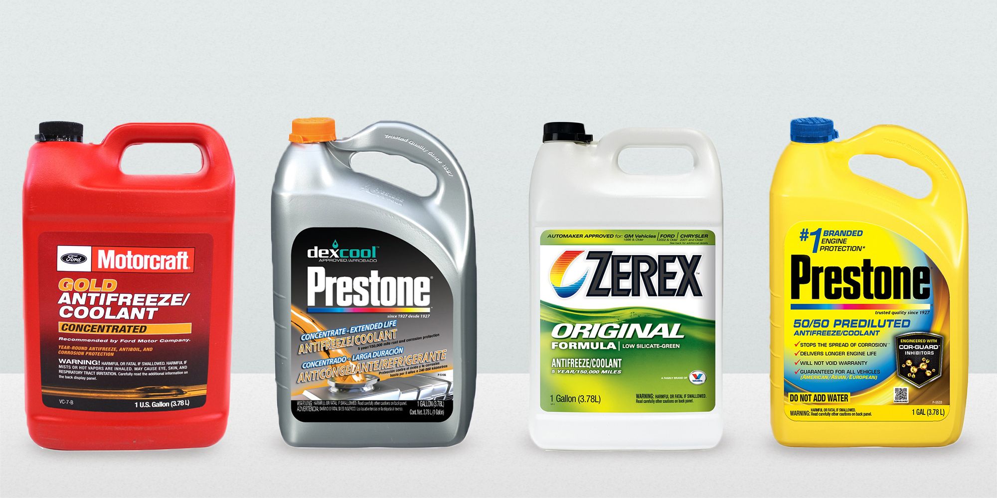 Prestone Antifreeze Color Chart