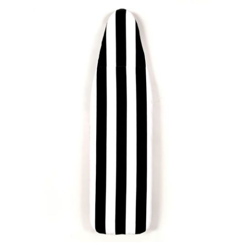 Black and Yellow Stripes QCWN Replacement Ironing Board Cover Scorch and Stain Resistant Thick Paded Iron Board Covers with Elastic Edge Heat Reflective