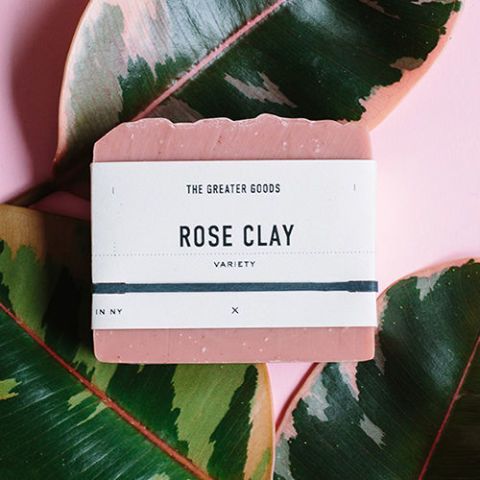The Greater Goods Rose Clay Soap