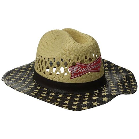 budweiser straw hat