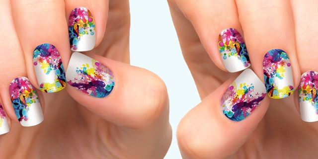 9. Glitter Nail Decals - wide 5