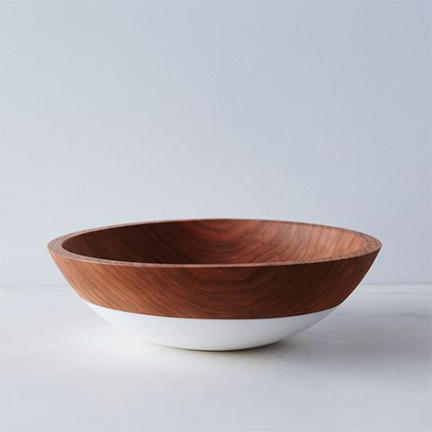 Hand-Dipped Cherry Wood Bowl