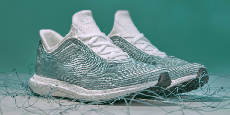 Adidas x Parley recycled ocean plastic shoe