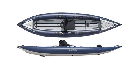 <p><em><strong>$800 </strong></em><a href="https://www.rei.com/product/100416/aquaglide-blackfoot-hb-angler-sl-inflatable-kayak" target="_blank" class="slide-buy--button"><em><strong>BUY NOW</strong></em></a></p><p>Inflatable and durable, this sit-in kayak will keep all your fishing gear organized and dry on the water. An extra wide design and a high-pressure, hard-bottom floor provide stability on choppy waters and durability to prevent ruptures in case you snag your hook on the sidewall. Best of all, at the end of the day, this kayak can deflate and pack  into the included carrying backpack so you can throw it in the trunk next to that <a href="http://www.bestproducts.com/appliances/small/g739/beverage-coolers-at-every-price/" target="_blank">cooler</a> full of freshly caught bass.    <br></p>
