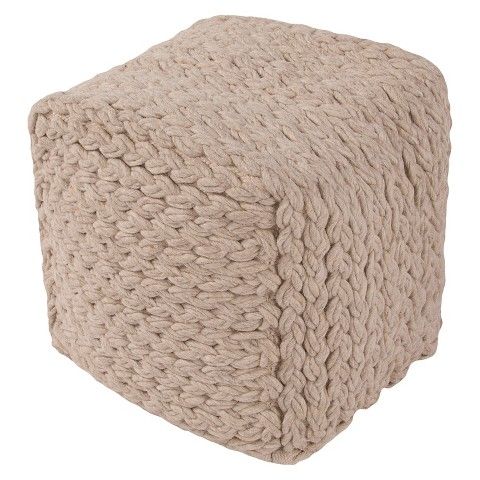 knitted pouf ottoman target
