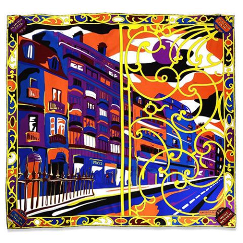 Emilio Pucci Abstract Scarf